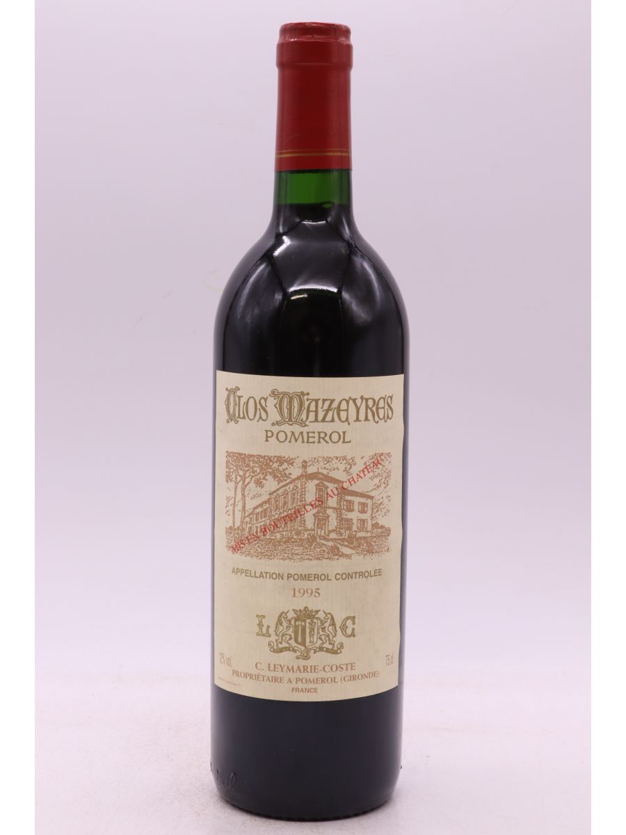 illustration du vin Clos Mazeyres 1995