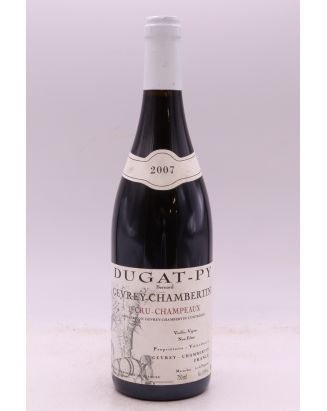 Dugat Py Gevrey Chambertin 1er cru Champeaux Vieilles Vignes 2007