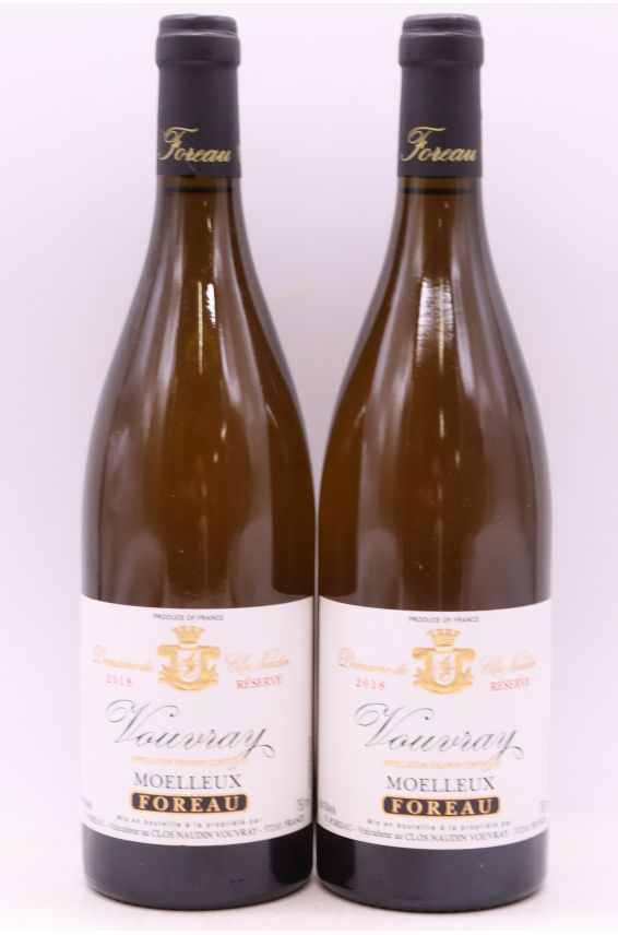 Foreau Vouvray Moelleux Réserve 2018