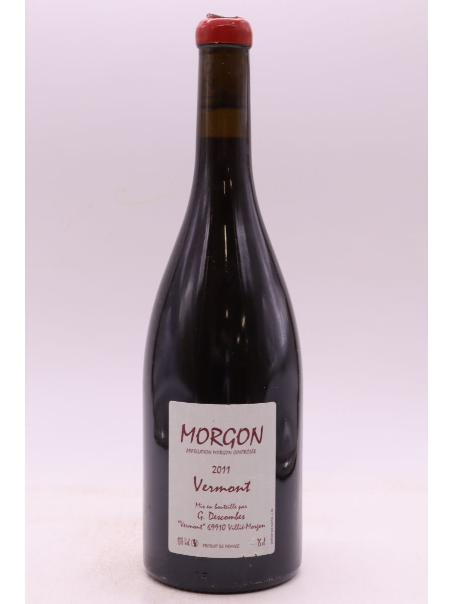 image du vin Georges Descombes Morgon Vieilles Vignes en Vermont 2011