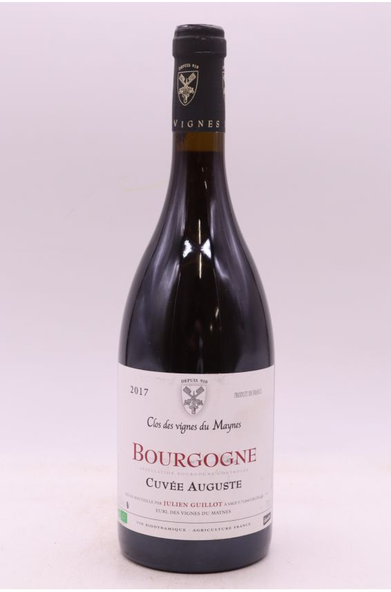 Clos des Vignes du Maynes Bourgogne Cuvée Auguste 2017