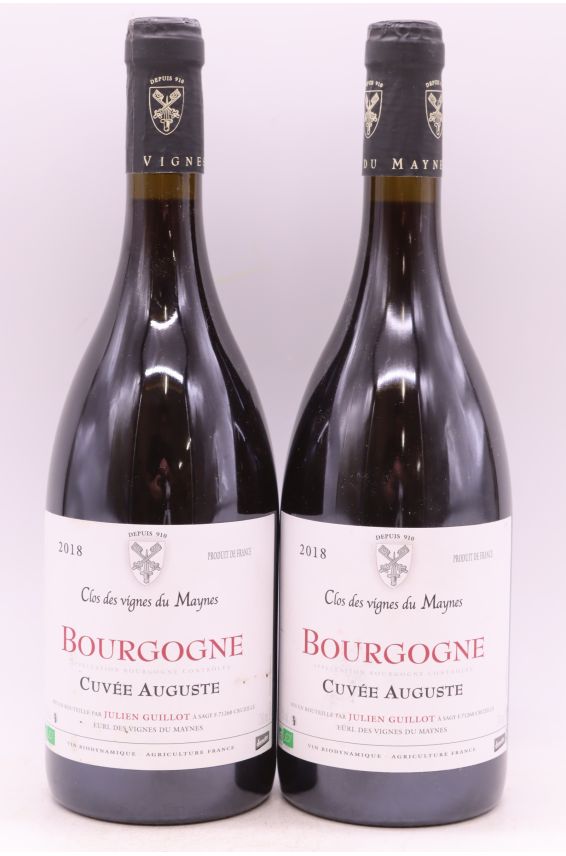 Clos des Vignes du Maynes Bourgogne Cuvée Auguste 2018