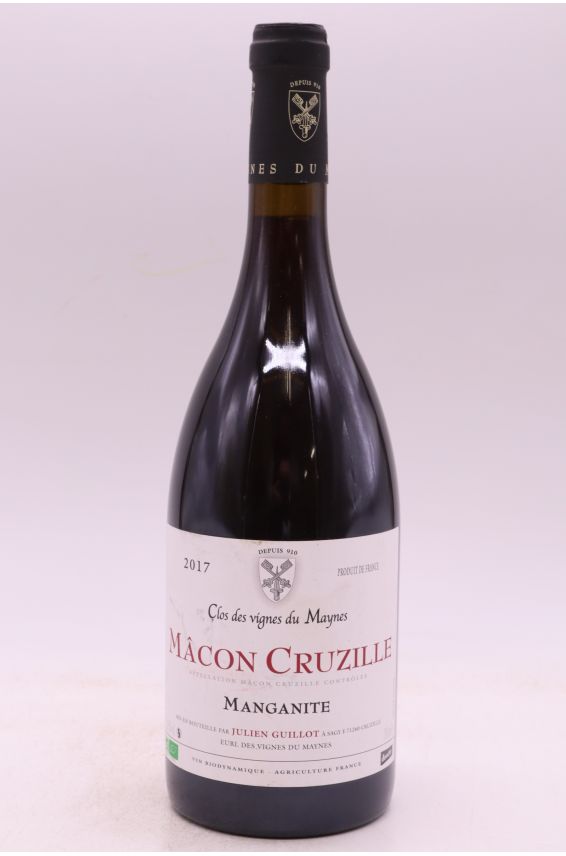 Clos des Vignes du Maynes Mâcon Cruzille Manganite 2017