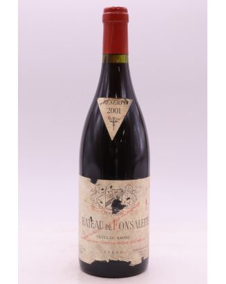 Fonsalette Syrah 2001-10% DISCOUNT !
