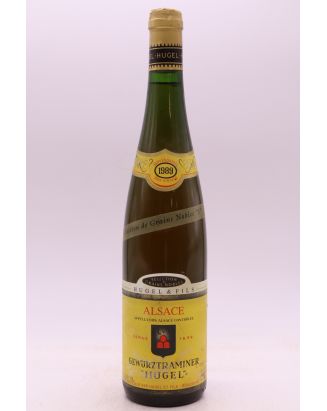 Hugel Alsace Gewurztraminer Sélection de Grains Nobles 1989