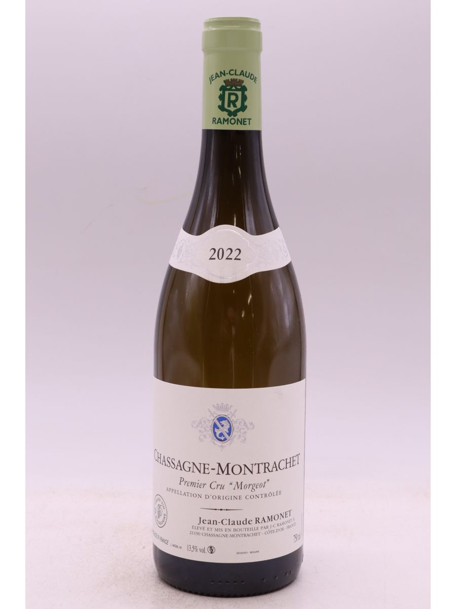 Ramonet Chassagne Montrachet 1er cru Les Morgeots 2022 blanc