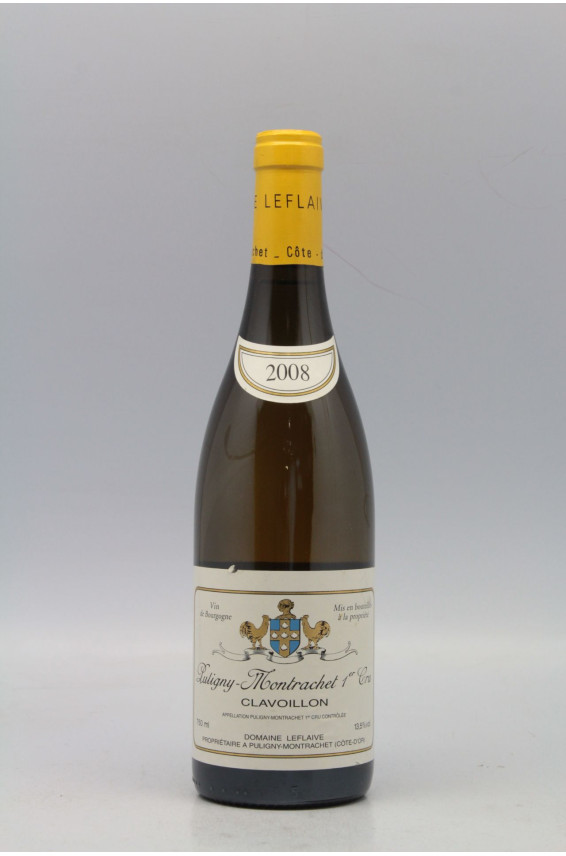 Domaine Leflaive Puligny Montrachet 1er cru Clavoillons 2008