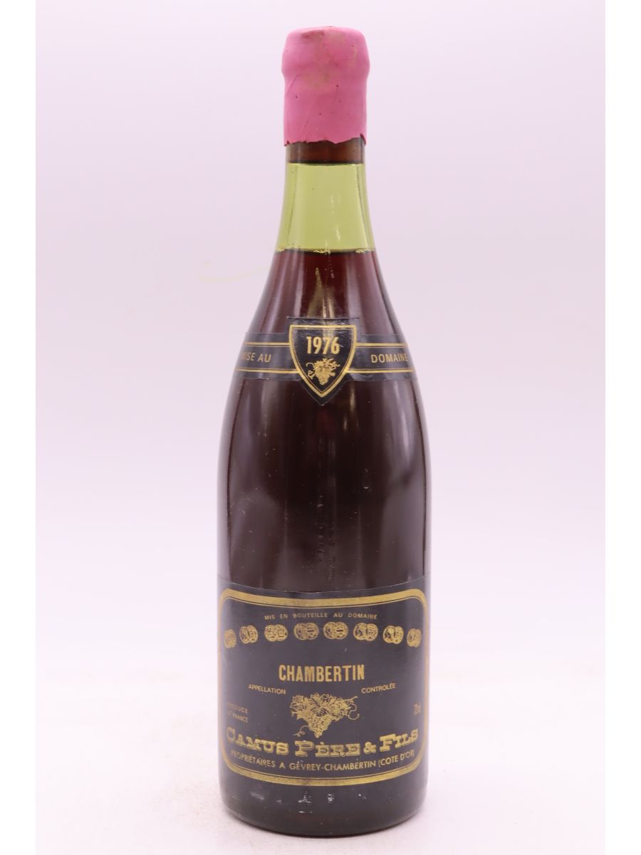 capture du vin Camus Chambertin 1976