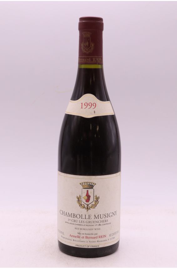 Armelle et Bernard Rion Chambolle Musigny 1er cru Les Gruenchers 1999