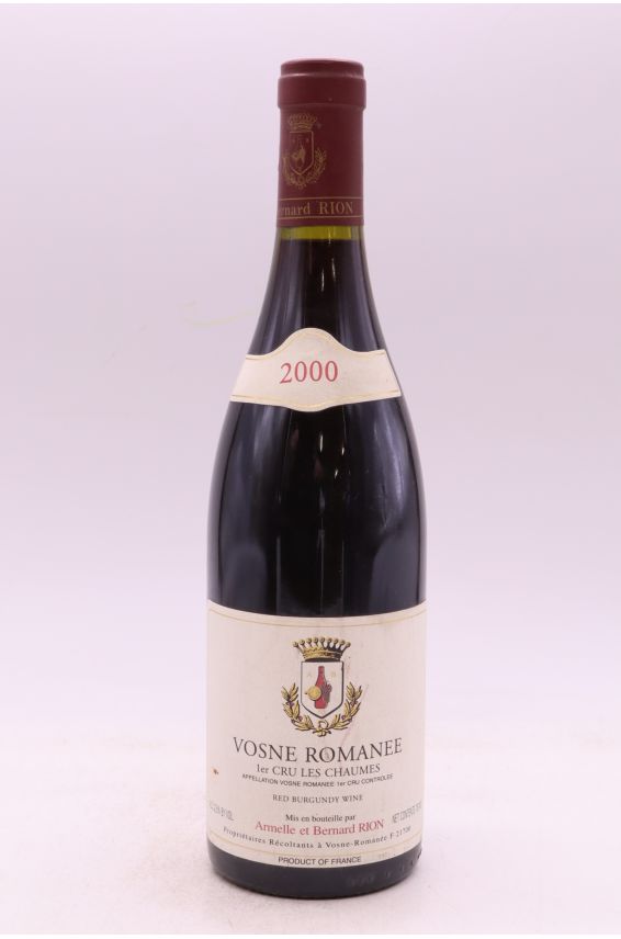 Armelle et Bernard Rion Vosne Romanée 1er cru Les Chaumes 2000