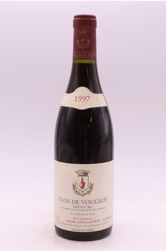 Armelle et Bernard Rion Clos Vougeot 1997