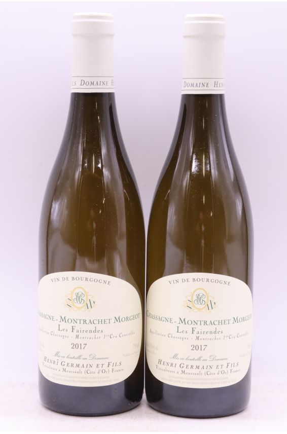 Henri Germain Chassagne Montrachet 1er cru Morgeot Les Fairendes 2017
