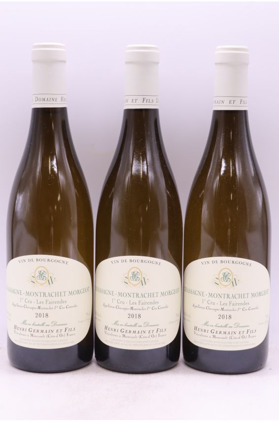 Henri Germain Chassagne Montrachet 1er cru Morgeot Les Fairendes 2018