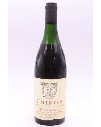 Joguet Chinon Clos de la Dioterie Vieilles Vignes 1988 - PROMO -15% !