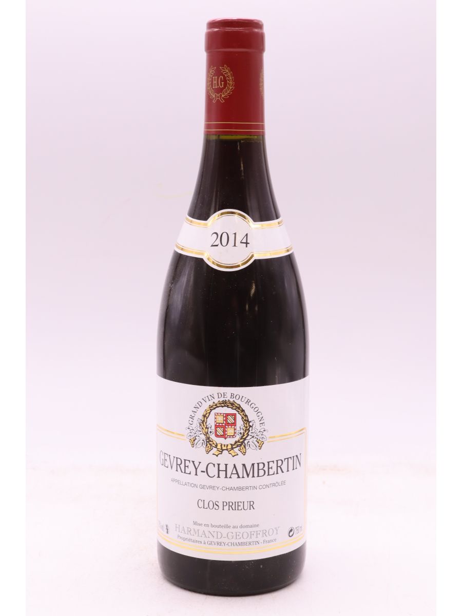 photo du vin Harmand Geoffroy Gevrey Chambertin Clos Prieur 2014