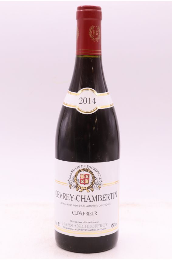 Harmand Geoffroy Gevrey Chambertin Clos Prieur 2014