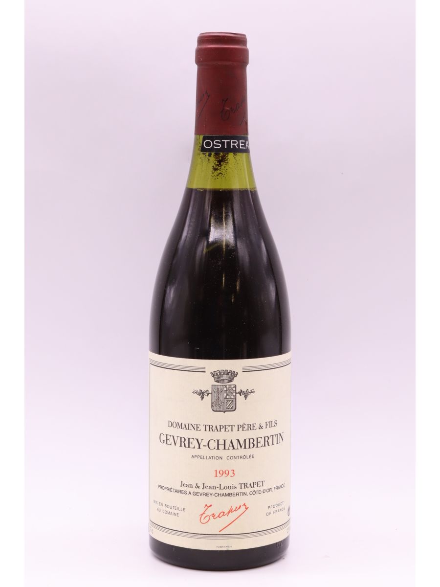 aperçu du vin Trapet Gevrey Chambertin Ostrea 1993 Promo