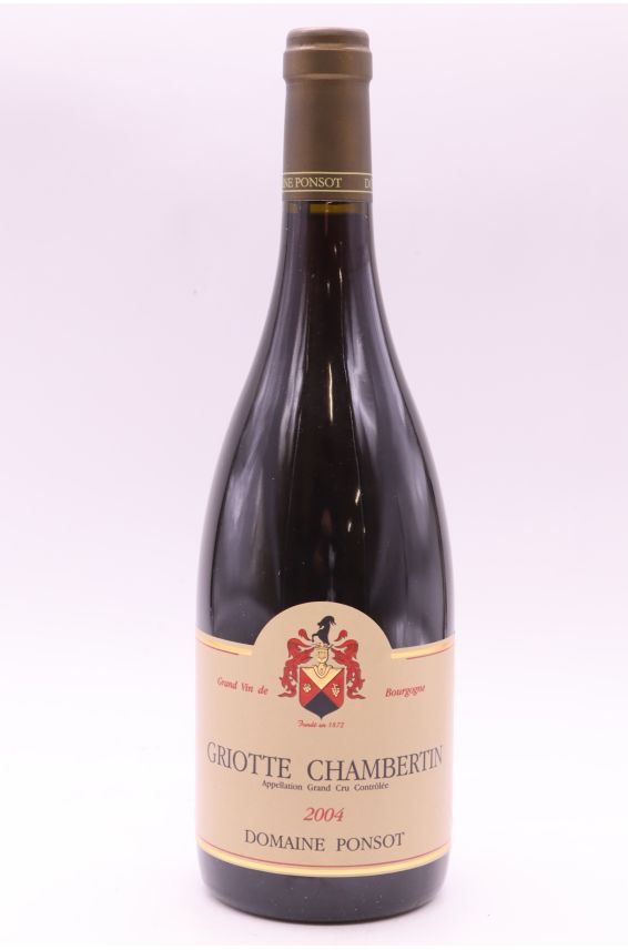 Ponsot Griottes Chambertin 2004