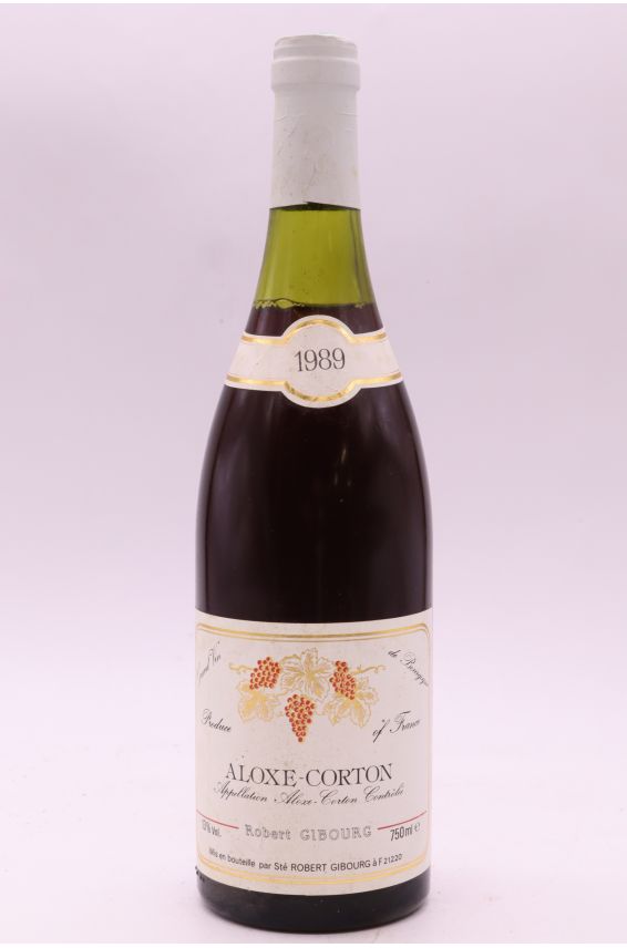 Robert Gibourg Aloxe Corton 1989 - PROMO -5% !