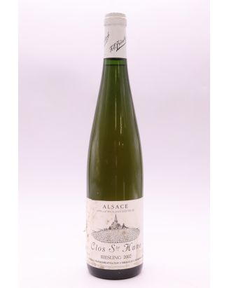 Trimbach Alsácia Riesling Clos Sainte Hune 2002
