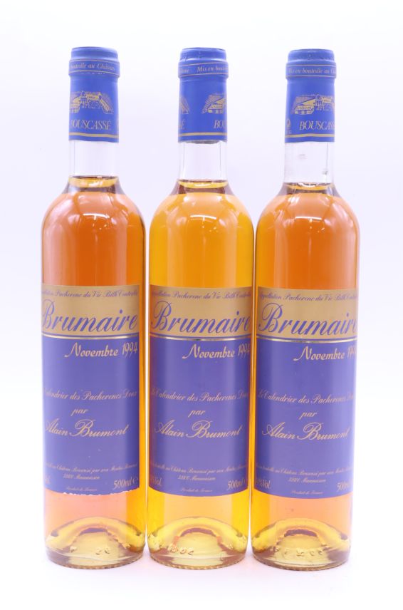 Brumont Pacherenc du Vic Bilh Brumaire 1994 50cl