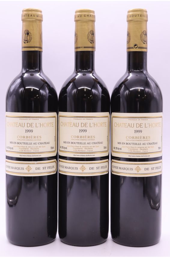 Château de l'Horte Cuvée Marquis de Saint Félix 1999