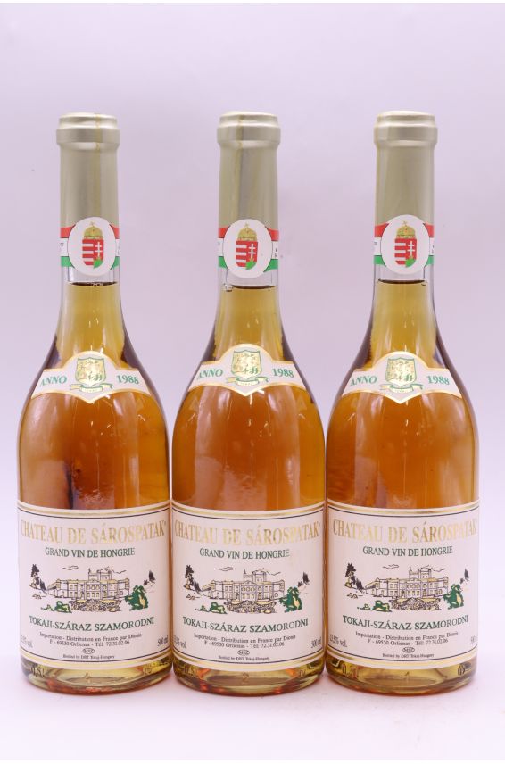 Château de Sarospatak Tokajï Szamorodni Szaraz Dry 1988 50cl