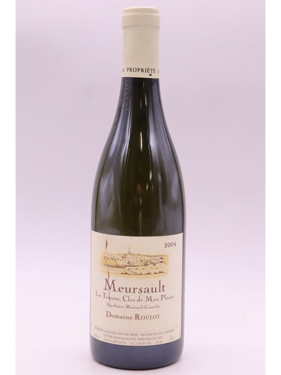 aperçu du vin Domaine Roulot Meursault les Tessons Clos de Mon Plaisir 2004
