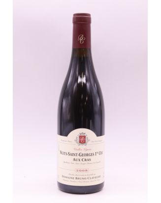 Bruno Clavelier Nuits Saint Georges 1er cru Aux Cras 2008