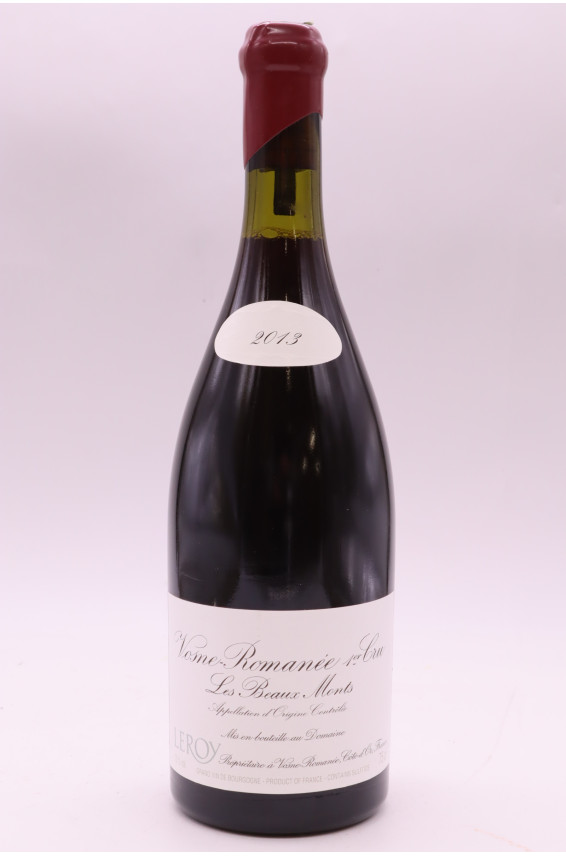 Domaine Leroy Vosne Romanée 1er cru Les Beaux Monts 2013