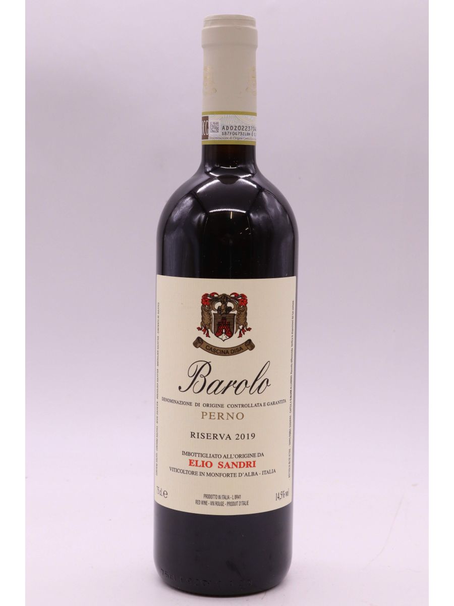 photo du vin Elio Sandri Barolo Perno 2019