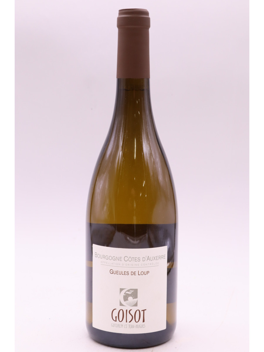 photo du vin Goisot Bourgogne Côtes d’Auxerre Gueules de Loup 2020 Blanc