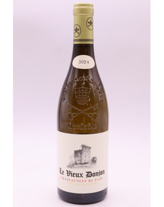 Vieux Donjon Châteauneuf du Pape 2024 blanco