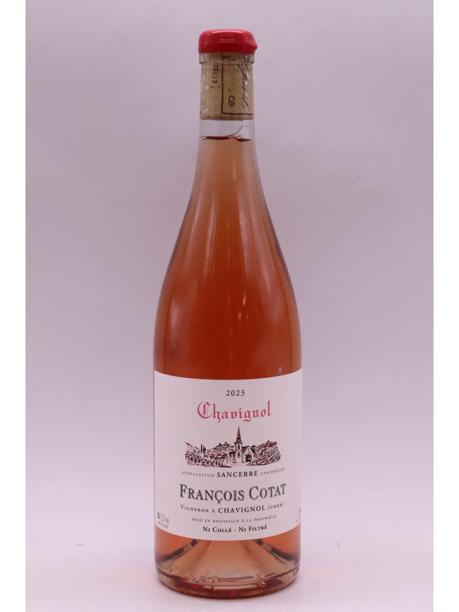 capture du vin François Cotat Sancerre Chavignol 2023 Rosé