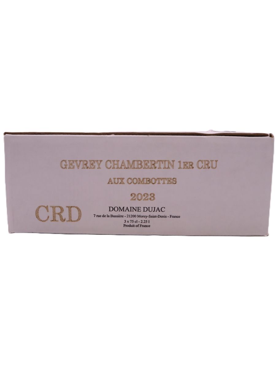 vue du vin Dujac Gevrey Chambertin 1er Cru les Combottes 2023