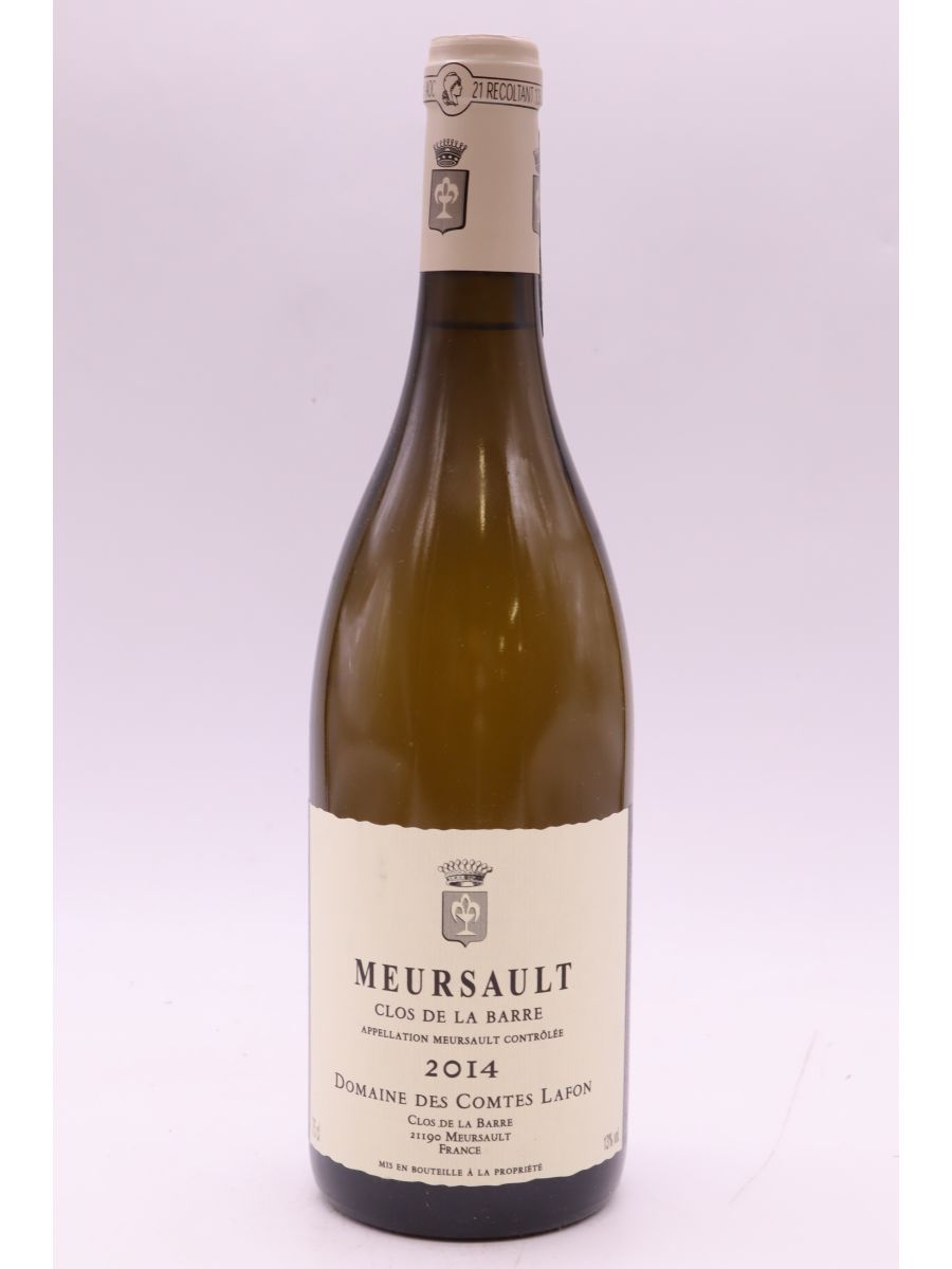 photo du vin Comtes Lafon Meursault Clos de la Barre 2014