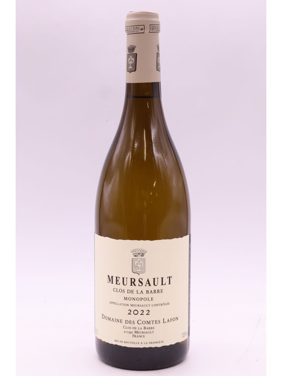 photo du vin Comtes Lafon Meursault Clos de la Barre 2022