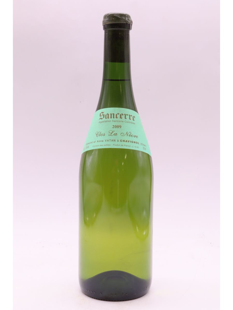 vue du vin Edmond Vatan Sancerre Clos la Néore 2009