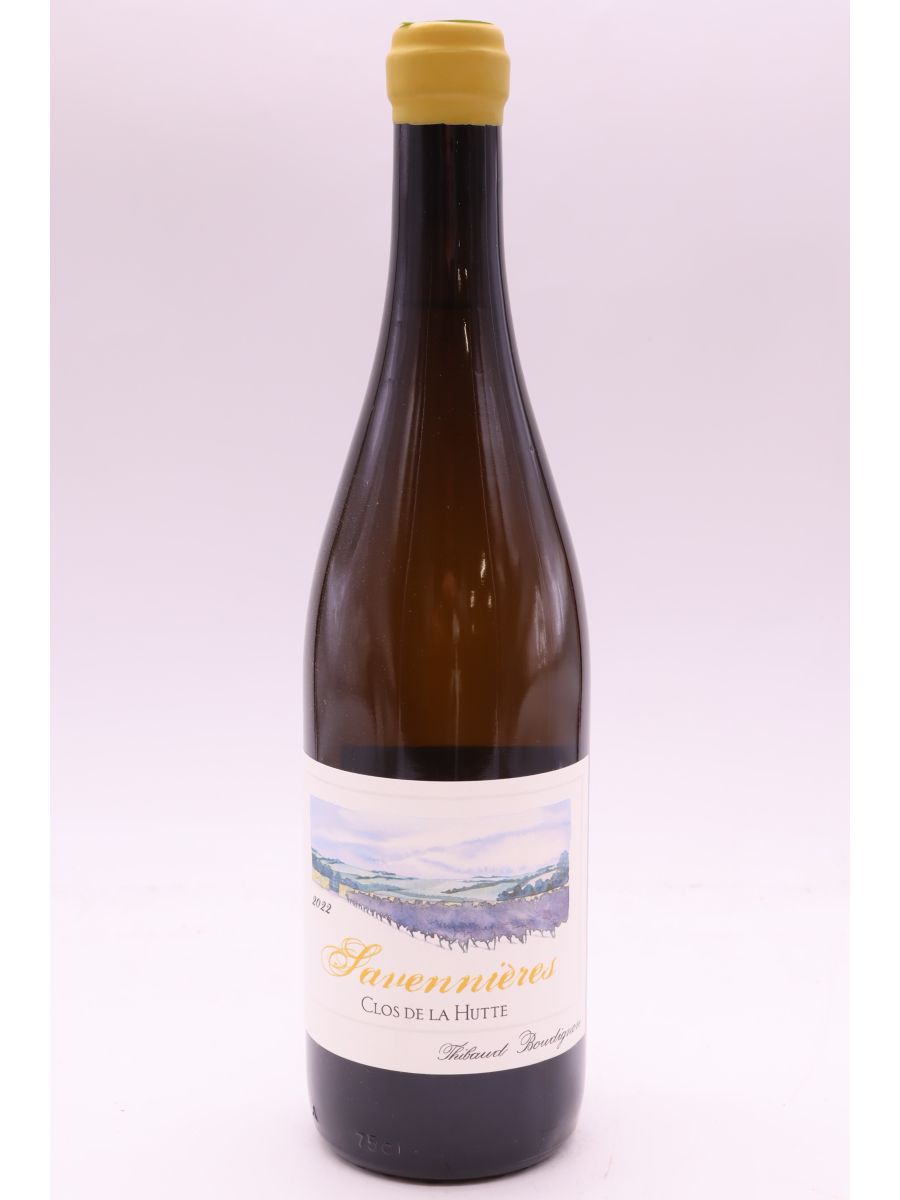vue du vin Thibaud Boudignon Savennières Clos de la Hutte 2022