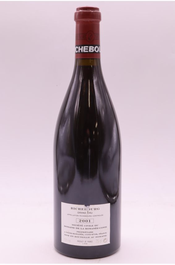 Romanée Conti Richebourg 2001 - PROMO -5% !