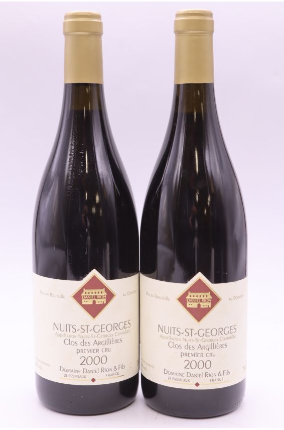 Daniel Rion Nuits Saint Georges 1er cru Clos des Argillières 2000