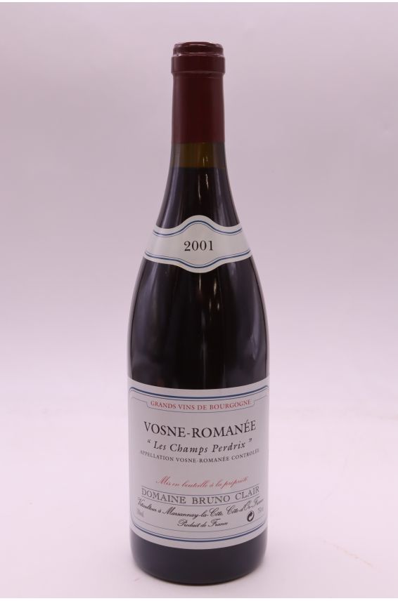 Bruno Clair Vosne Romanée Champs Perdrix 2001