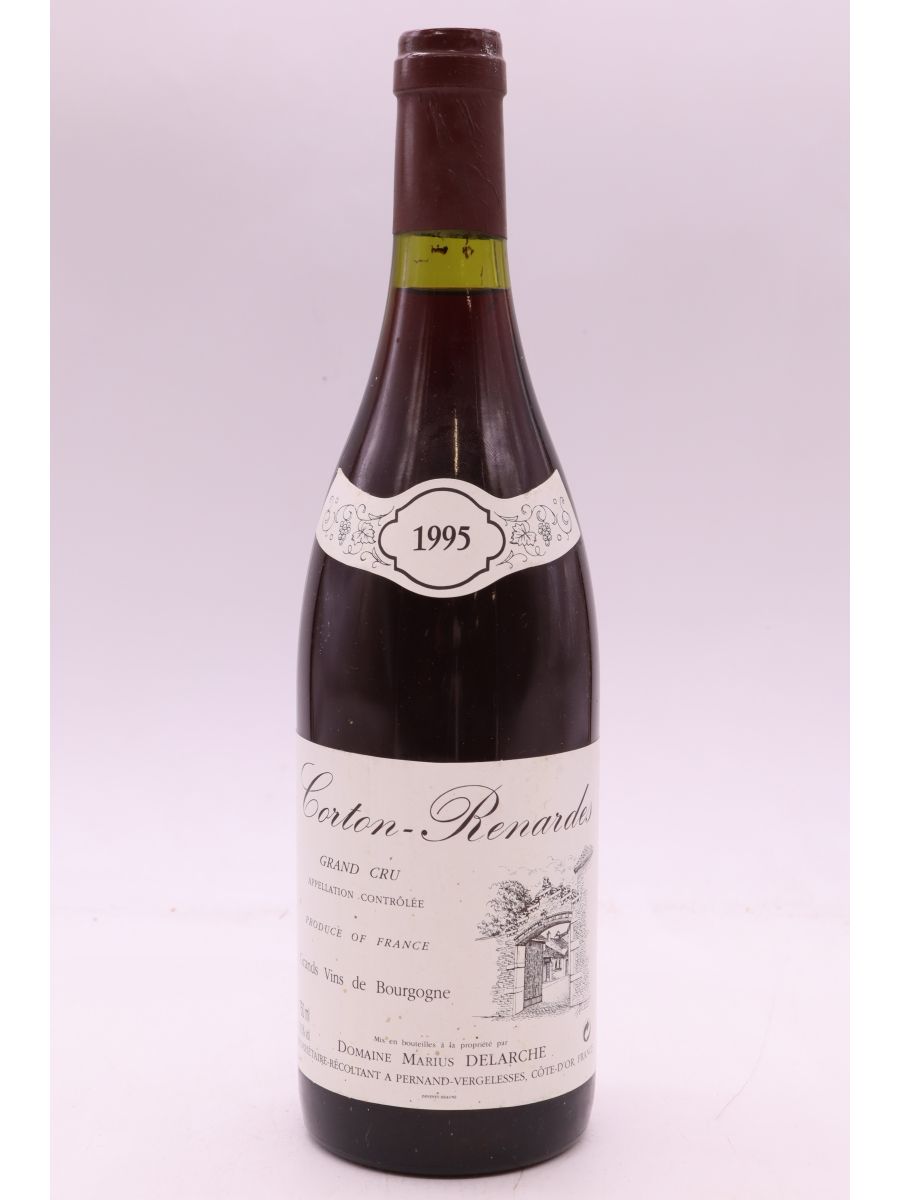 capture du vin Marius Delarche Corton Renardes 1995