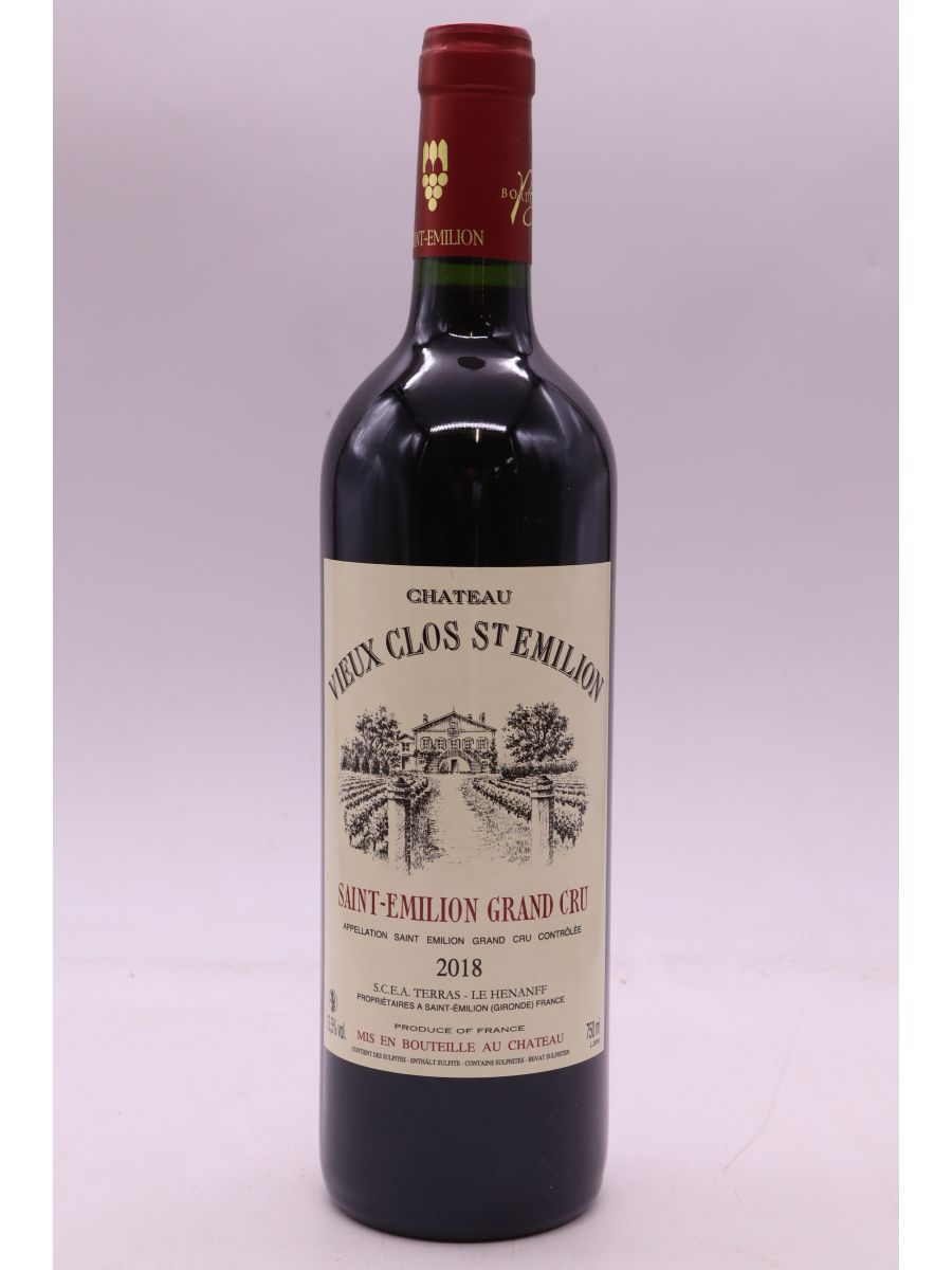 photos du vin Vieux Clos 2018