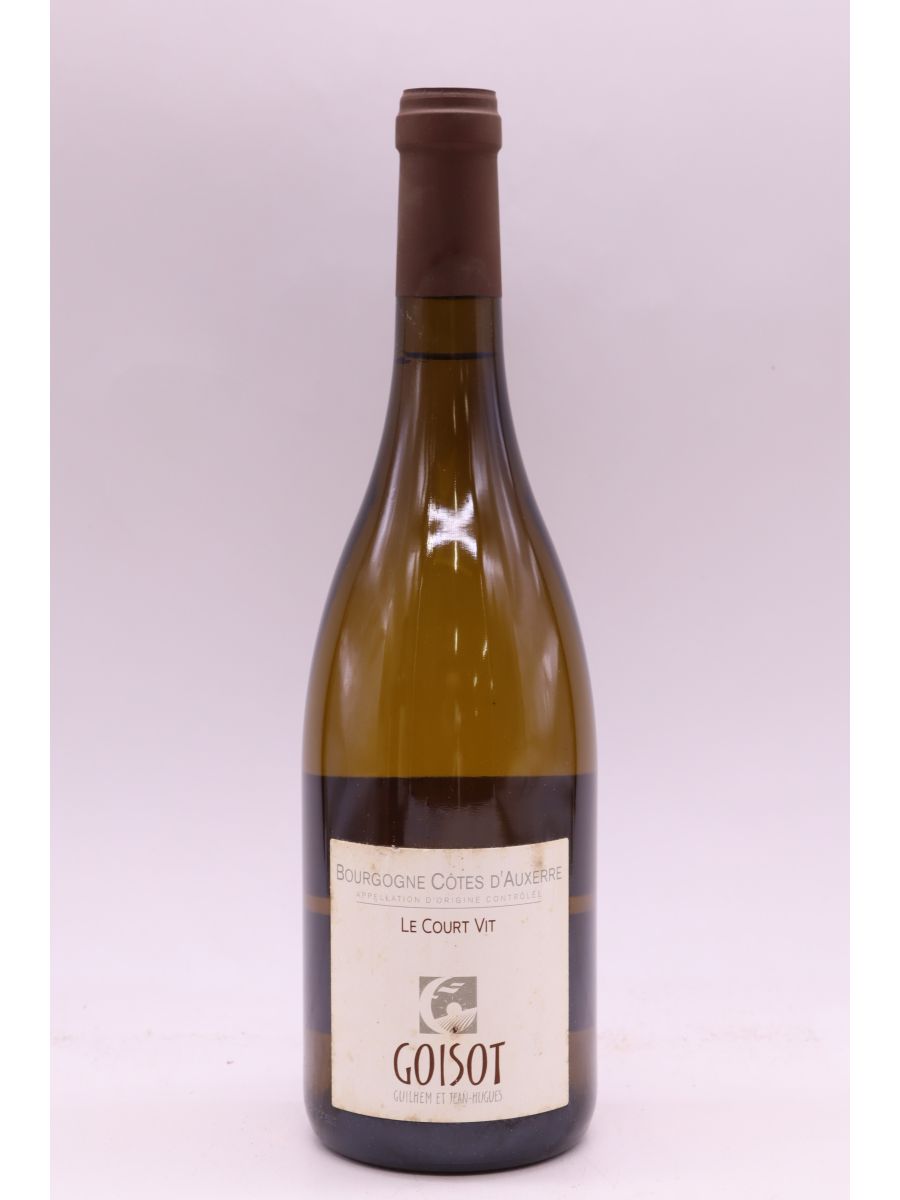photo du vin Goisot Bourgogne Côtes d’Auxerre le Court Vit 2020