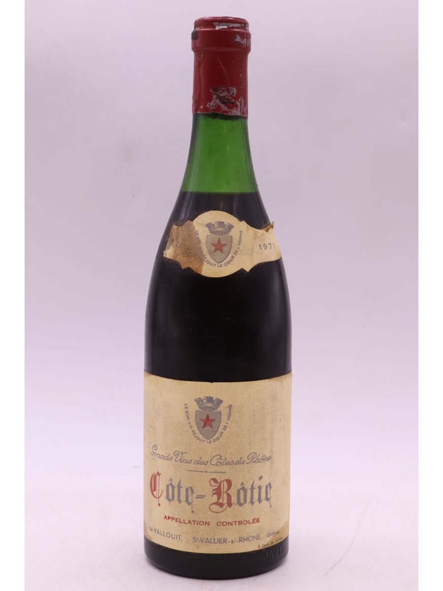 photo du vin de Vallouit Côte Rôtie 1971 Promo