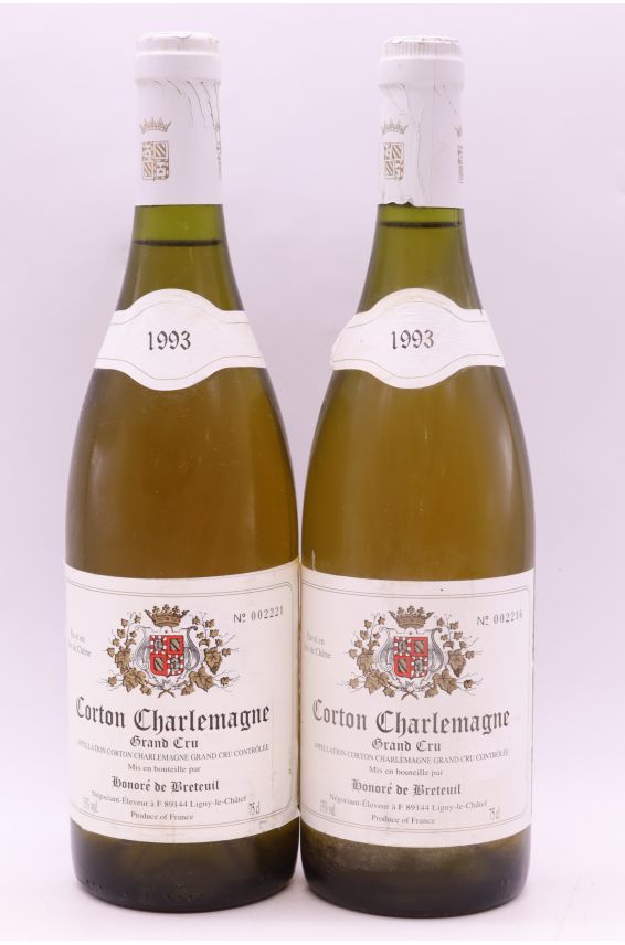 Honoré de Breteuil Corton Charlemagne 1993