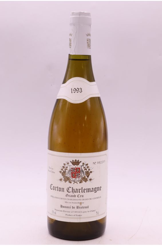 Honoré de Breteuil Corton Charlemagne 1993