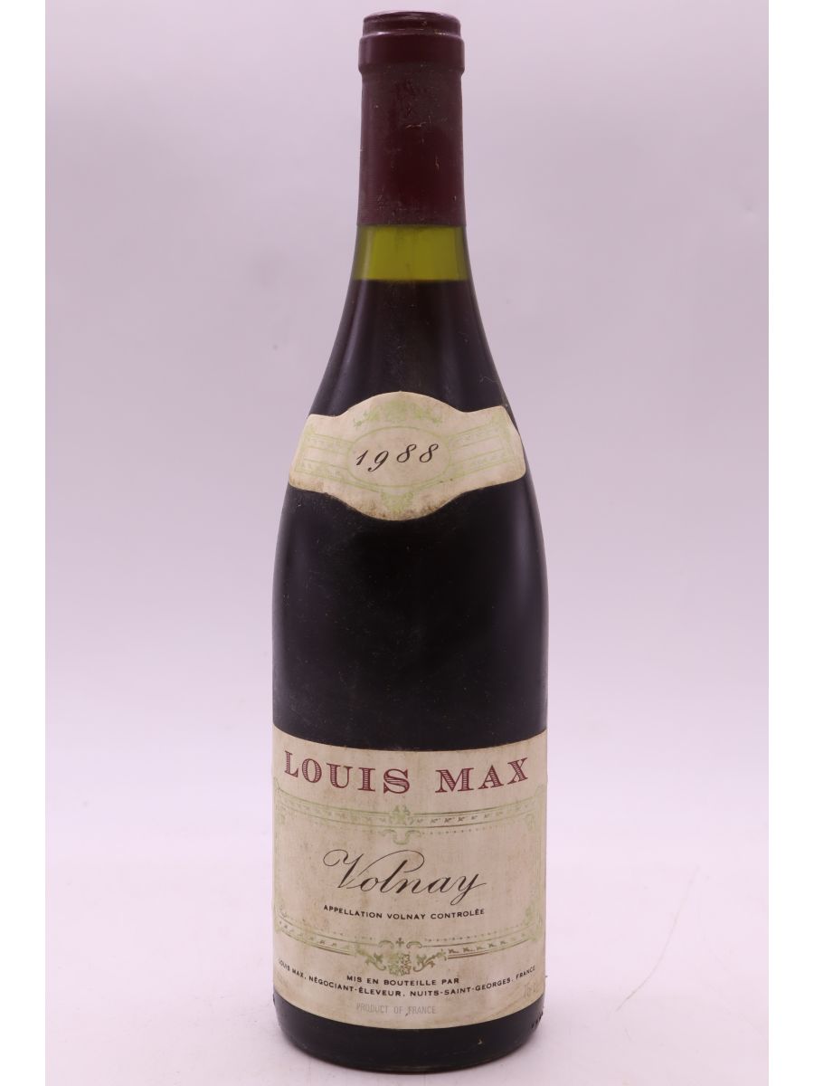photo du vin Louis Max Volnay 1988