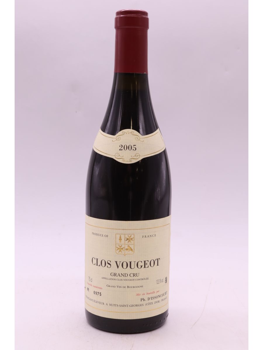 photo du vin d’Issoncourt Clos Vougeot 2005
